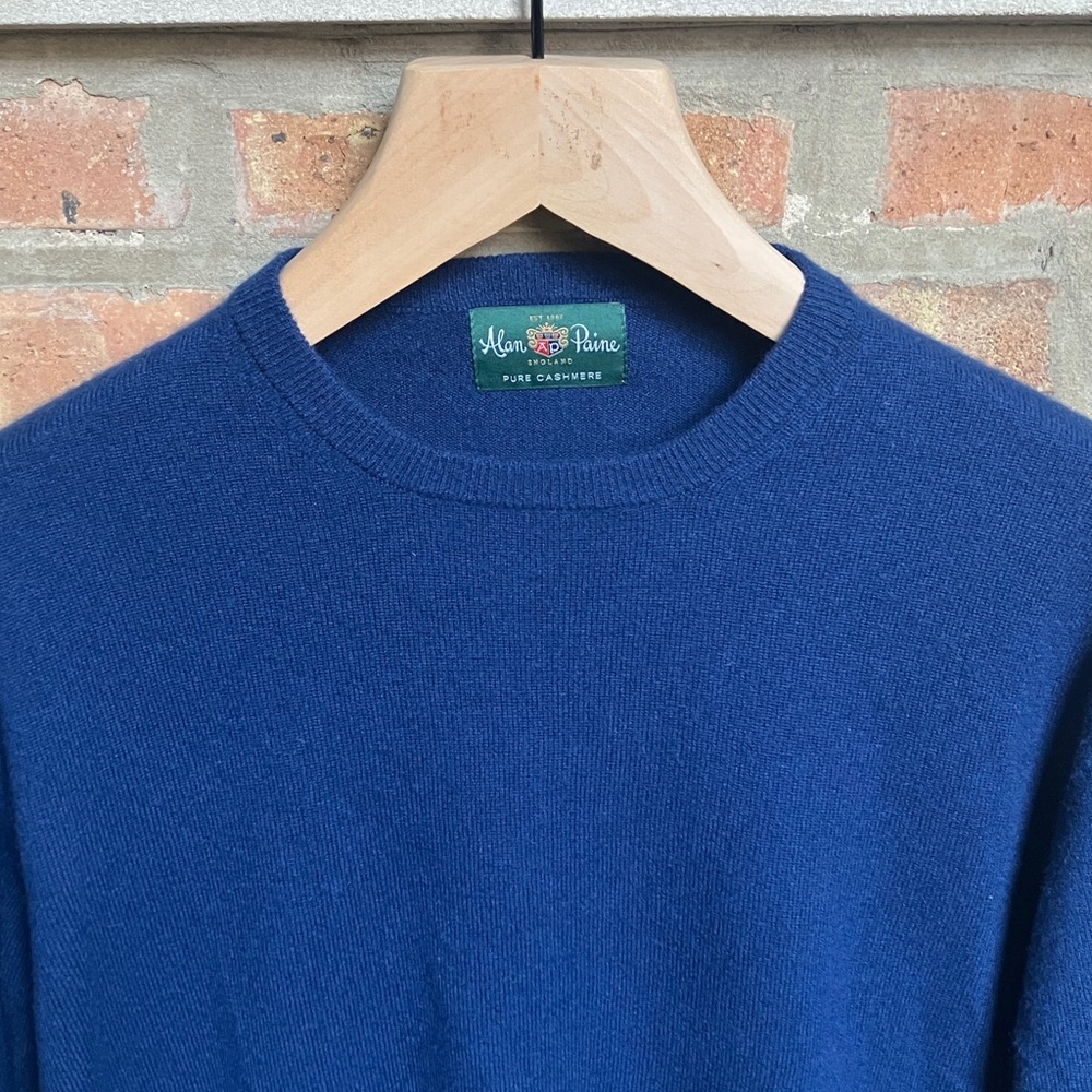 Alan Paine 100% pure cashmere sweater - Picture 2 of 14